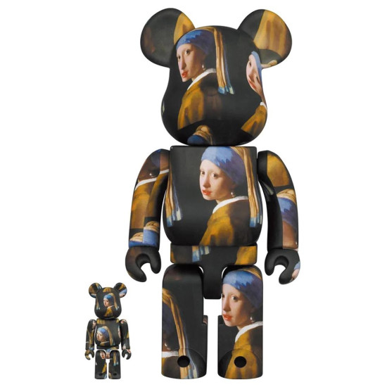 Medicom Toy Bearbrick Johannes Vermeer (Girl With A Pearl Earring)